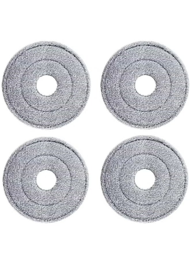 Mop cloth replacement parts 4 round pieces